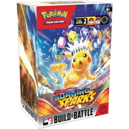 Pokémon Scarlet & Violet: Surging Sparks Build & Battle rinkinys